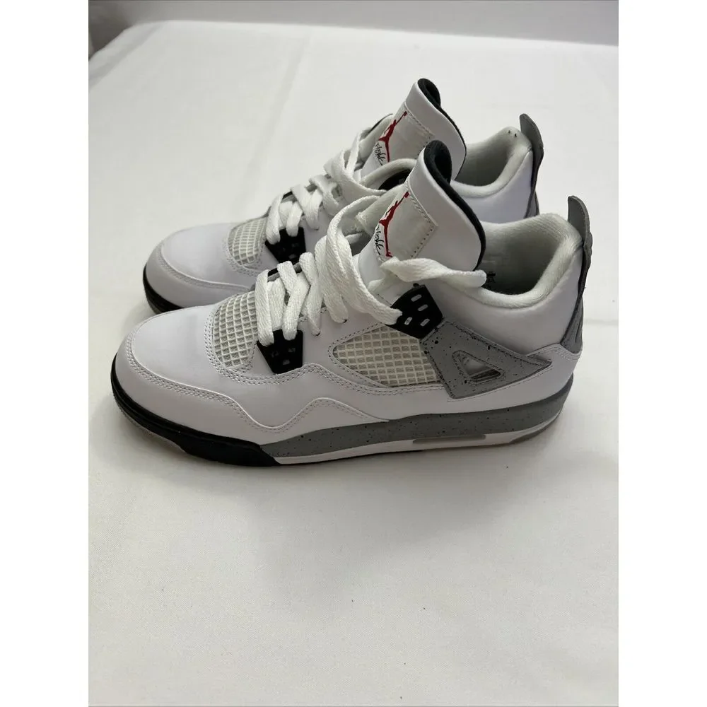Nike Air Jordan 4 Golf Shoes Men's Size‎ 6.5/ Wmns 8🔥 White Cement CU9981 100